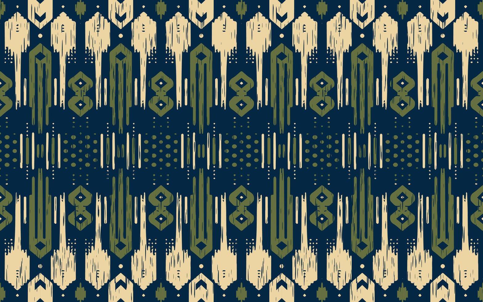 Ethnic abstract ikat art. Seamless pattern in tribal, folk embroidery, and Mexican style. Aztec geometric art ornament print.Design vector