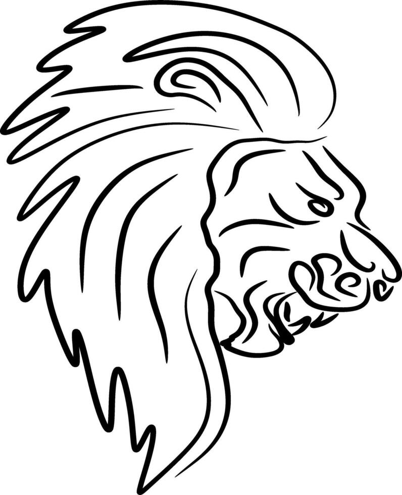 hand drawing Illustration of an animal vector