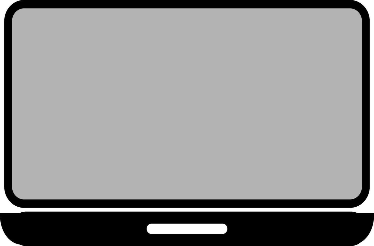 icon laptop. a simple design laptop vector