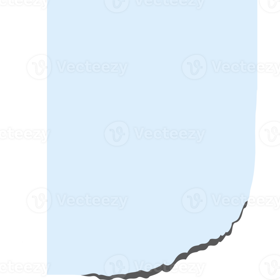 Torn paper page png