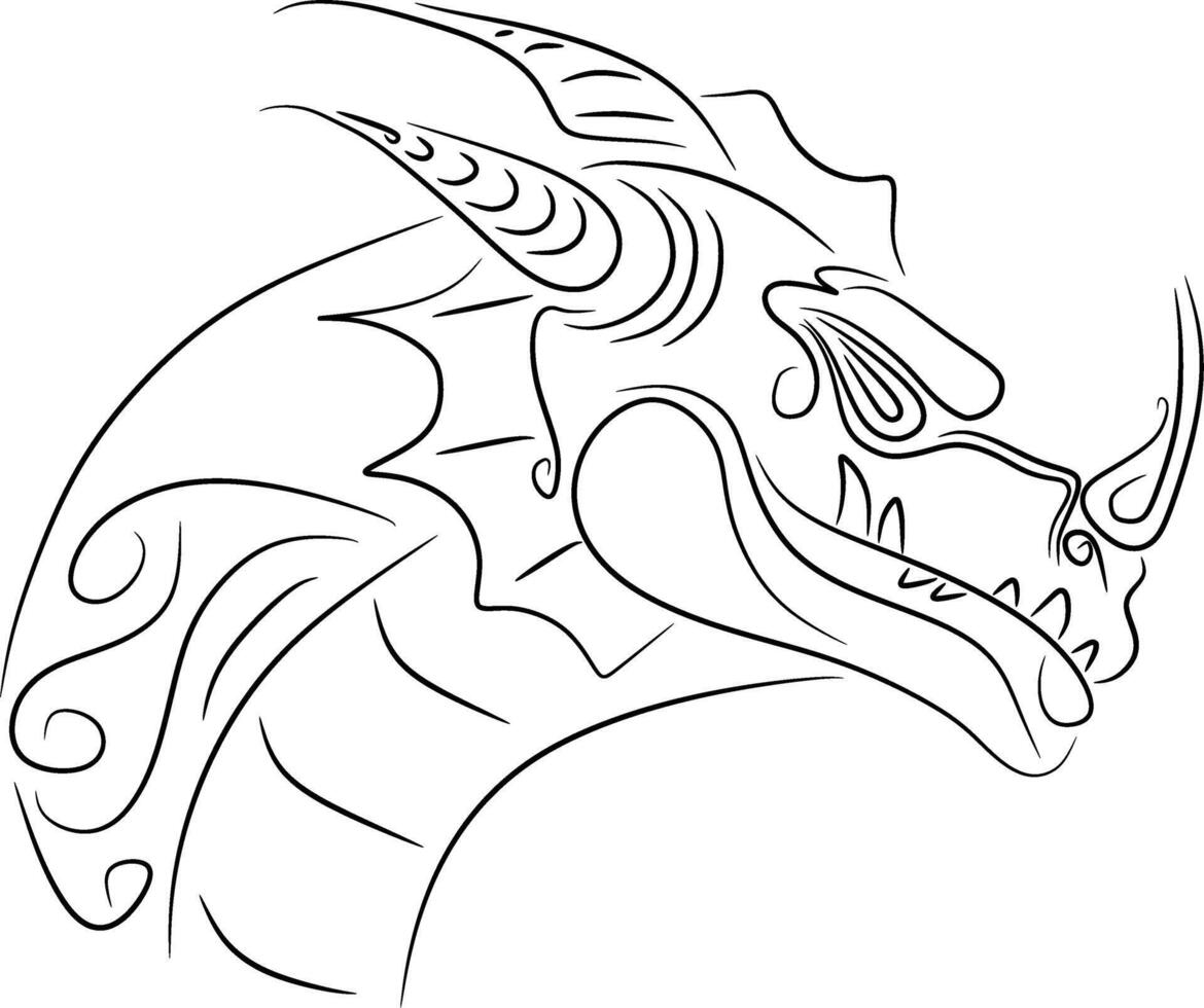 hand drawing Illustration of an animal vector