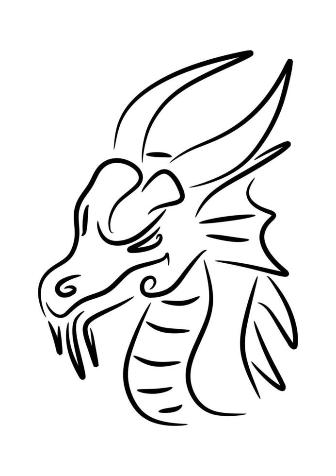 hand drawing Illustration of an animal vector