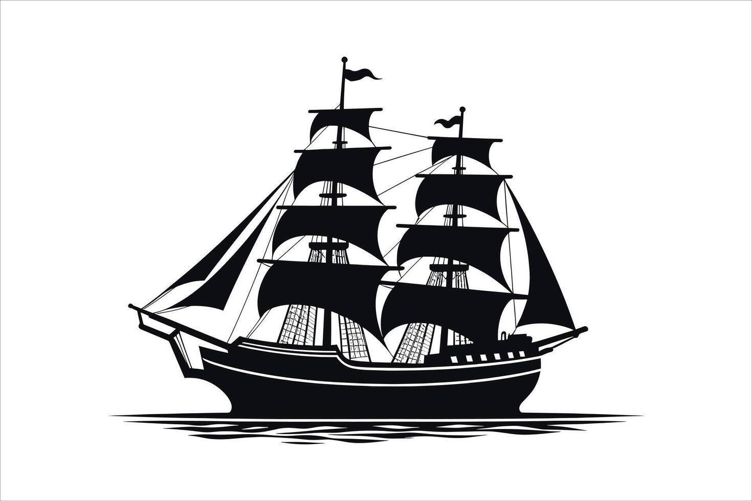 Boat logo icon vector