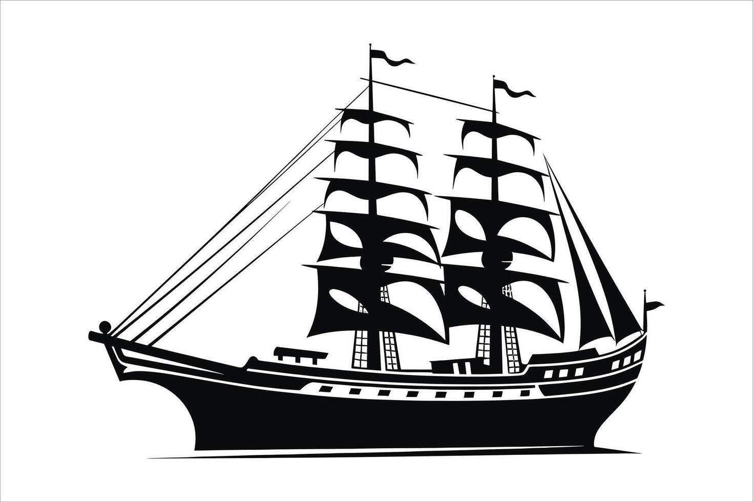 Boat logo icon vector