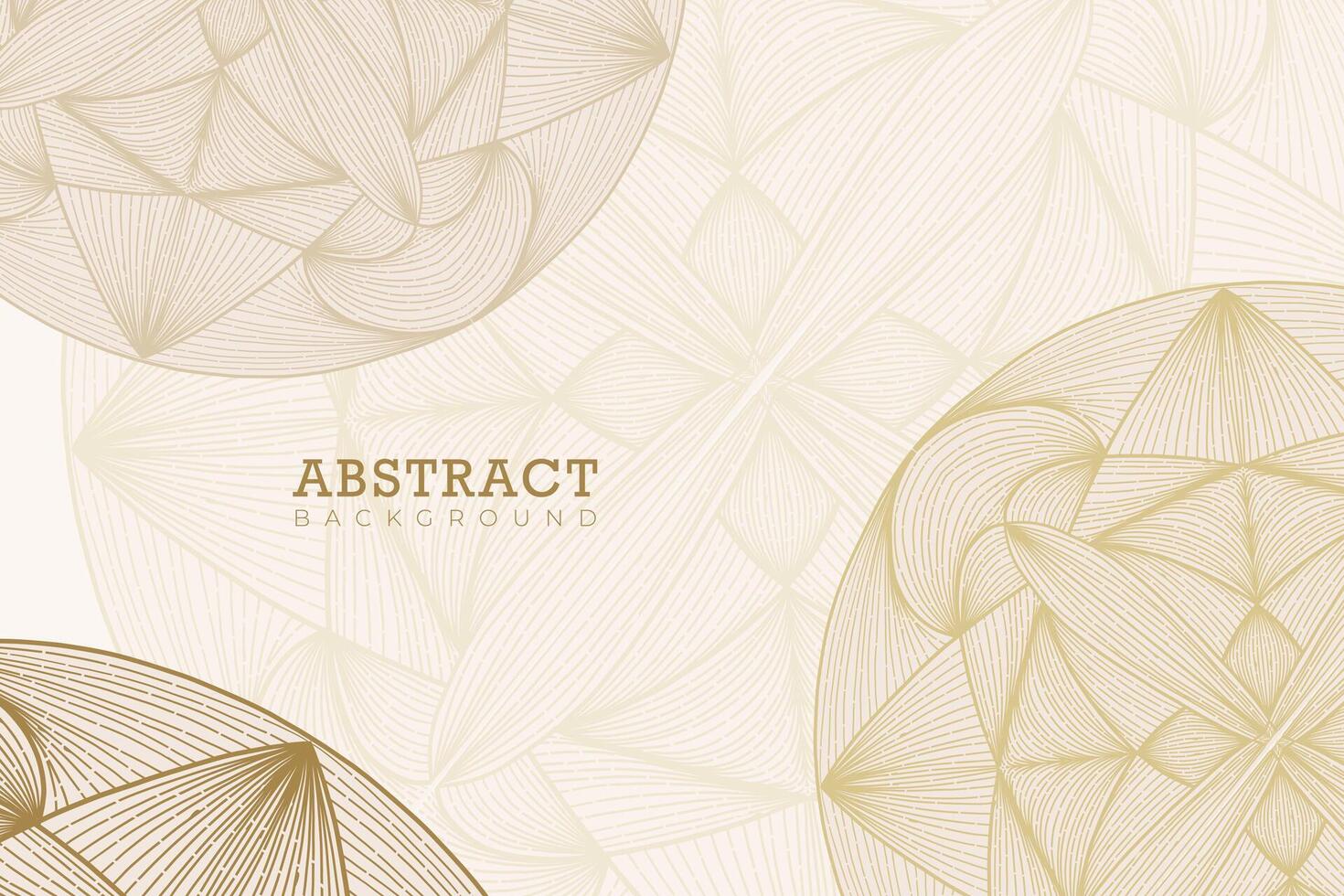 background with mandala line design vector