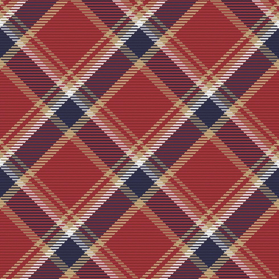 Seamless pattern of scottish tartan plaid. Repeatable background with check fabric texture. backdrop striped textile print. vector