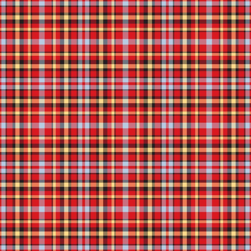 Plaid seamless pattern. background of textile ornament. Flat fabric design. vector