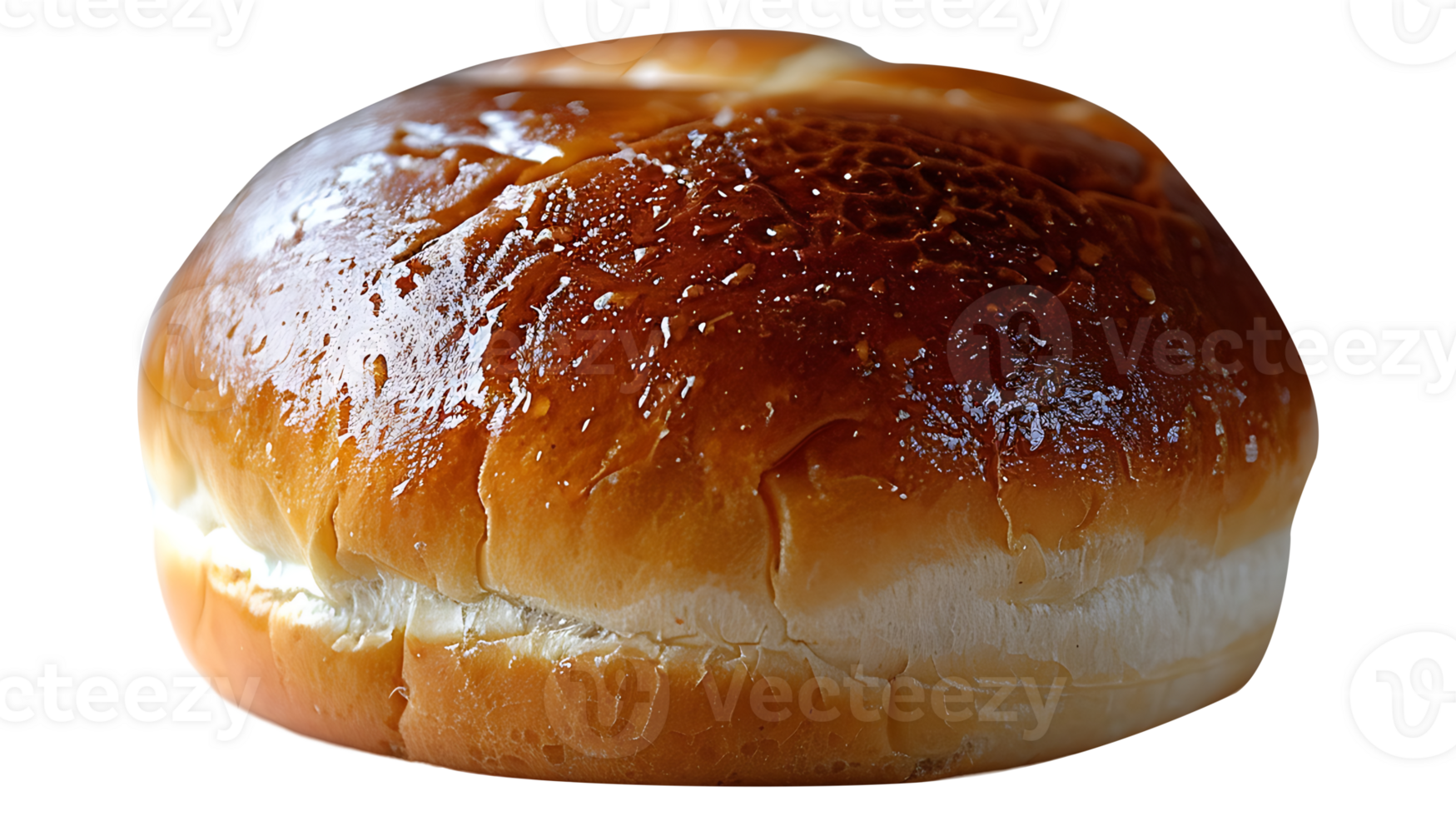 Fresh tasty burger bun on a transparent background png