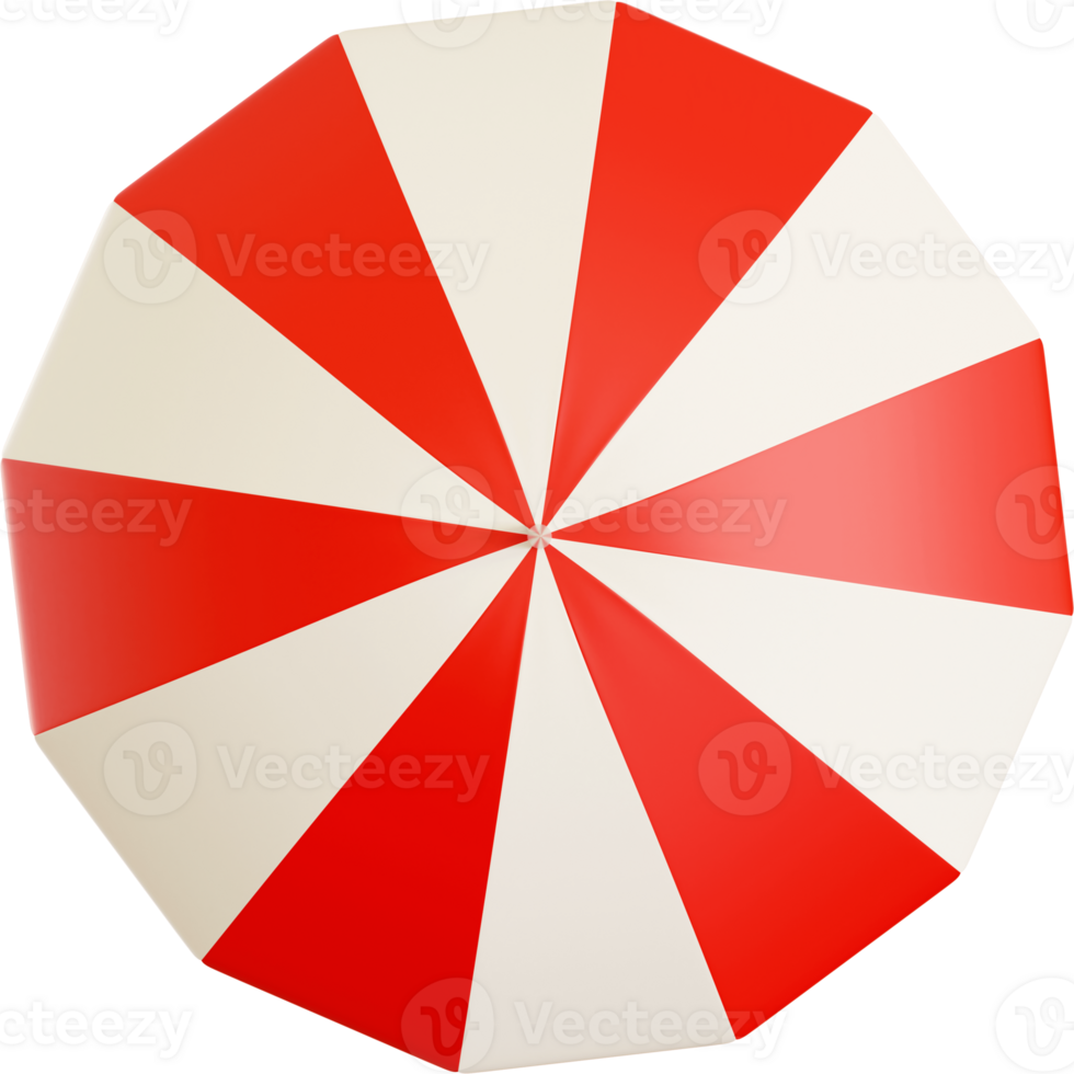 beach umbrella red and white color png