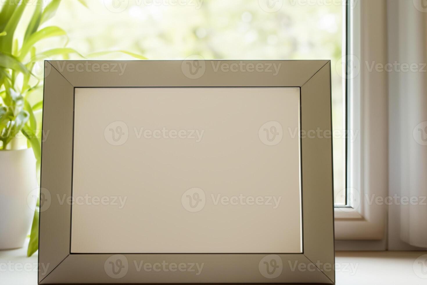 Natural Mockup Photo Paper on Wooden Table for a Realistic and Authentic Presentation, Perfect for Showcasing Designs with a Natural Feel