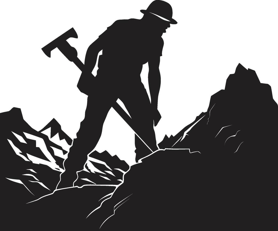 Shaft Sheriffs Enforcers of Mine Safety Tunnel Trailblazers Pioneers of Subterranean Exploration vector