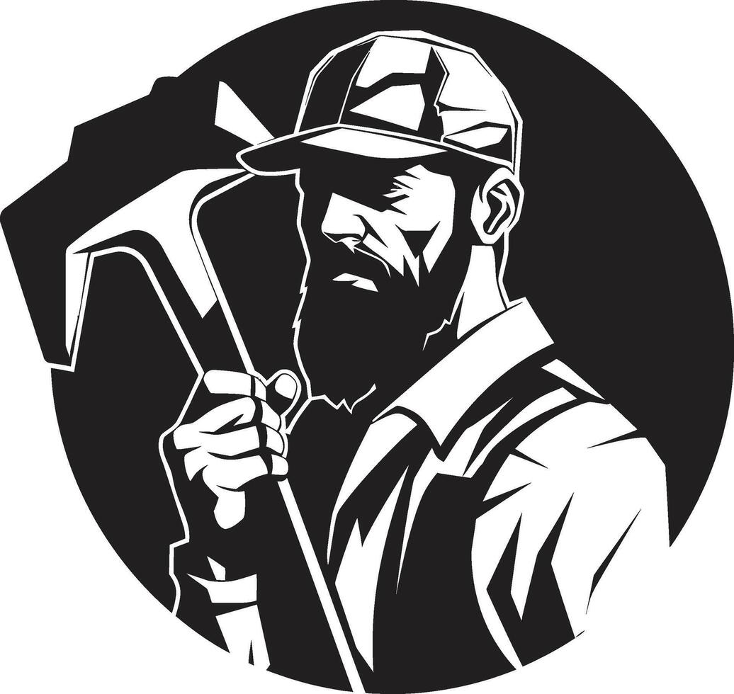 Excavation Experts Authorities in Underground Mining Mineral Mavericks Mavericks of Mineral Extraction vector