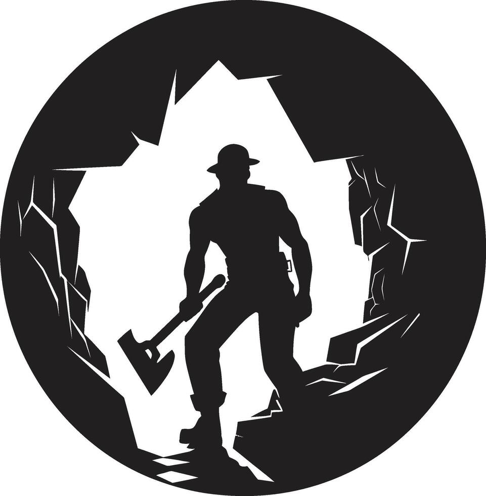 Ore Observer Observer of Ore Opportunities Tunnel Trekker Trekker of Tunnel Terrain vector