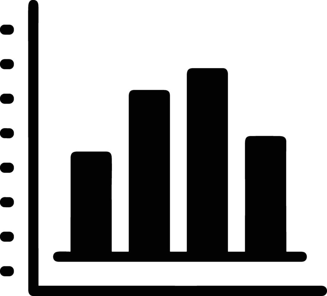 Chart icon symbol image for data statistic analysis illustration vector