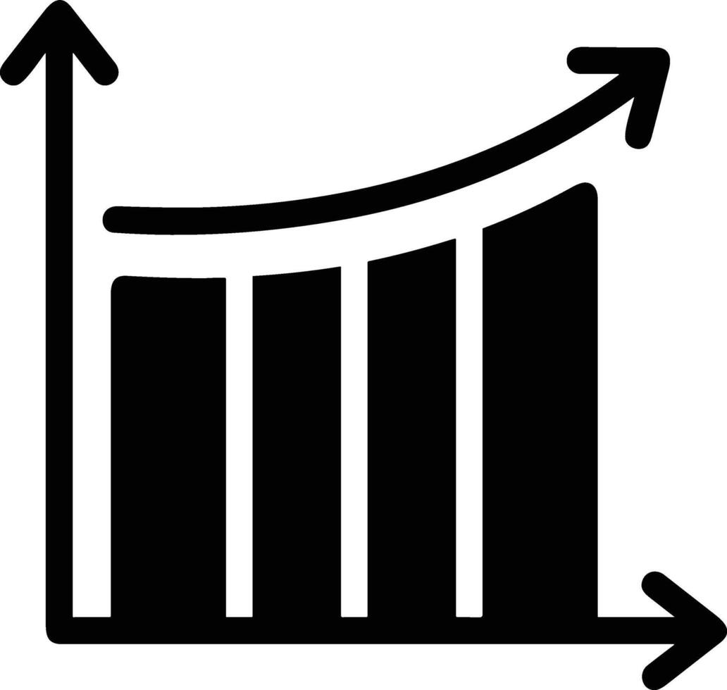 Chart icon symbol image for data statistic analysis illustration vector