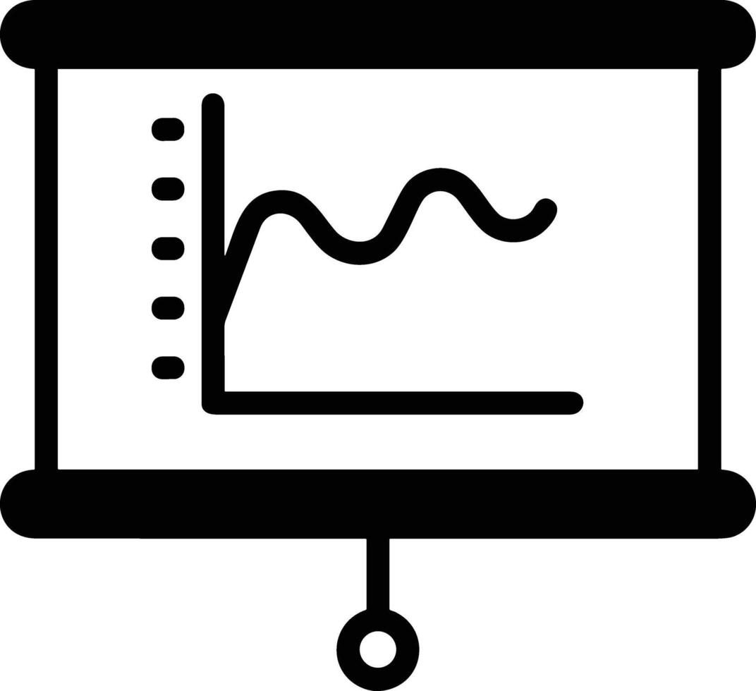Chart icon symbol image for data statistic analysis illustration vector