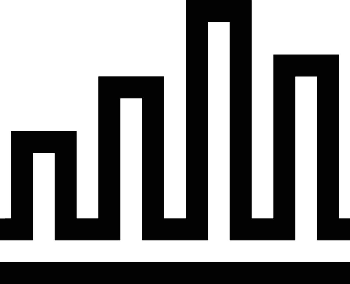 Chart icon symbol image for data statistic analysis illustration vector
