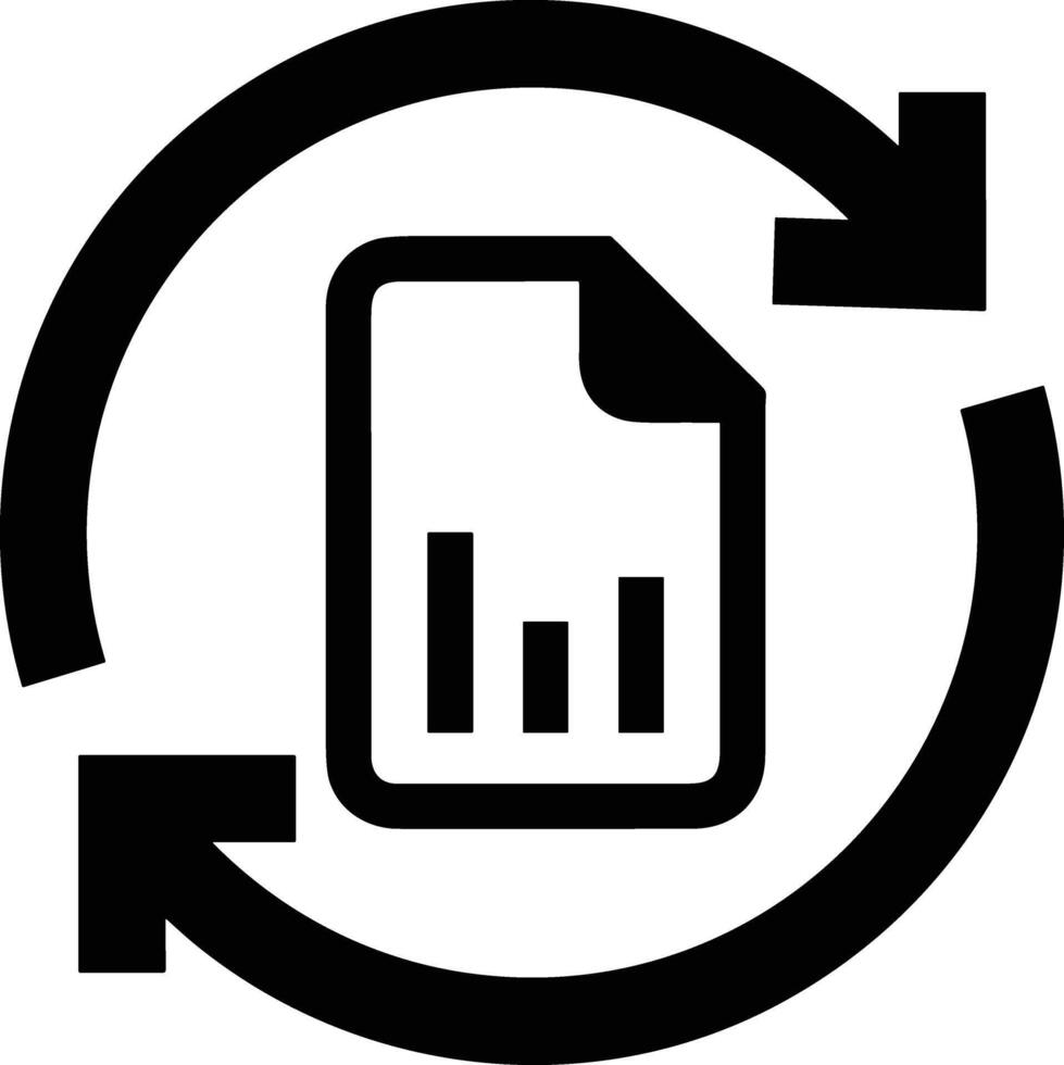 Chart icon symbol image for data statistic analysis illustration vector