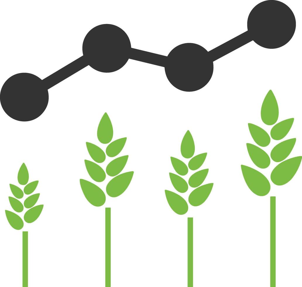Chart icon symbol image for data statistic analysis illustration vector