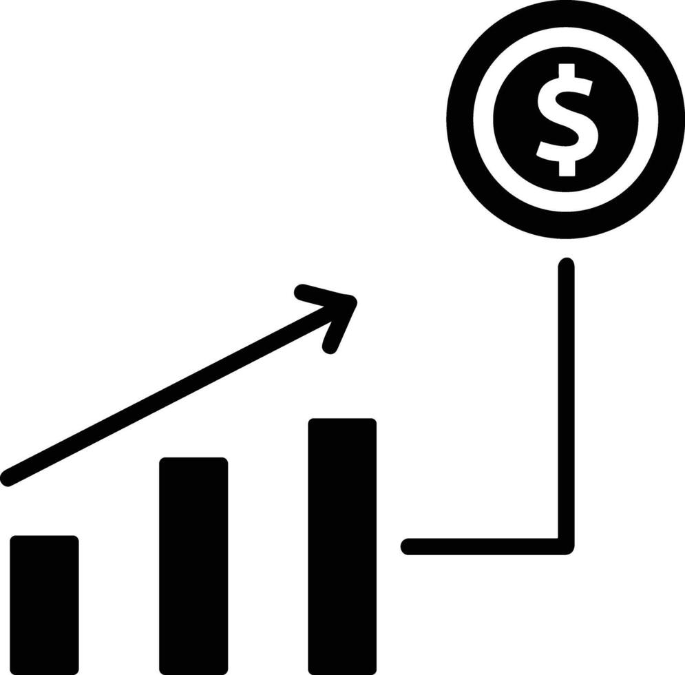 Chart icon symbol image for data statistic analysis illustration vector