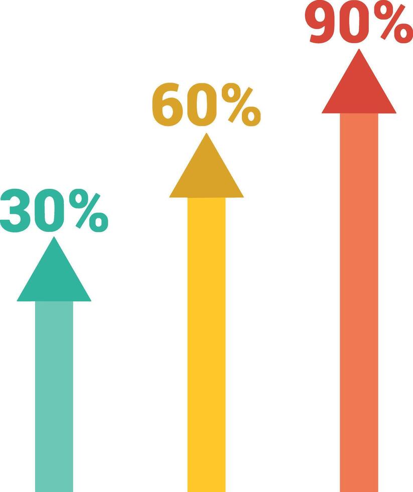 Chart icon symbol image for data statistic analysis illustration vector