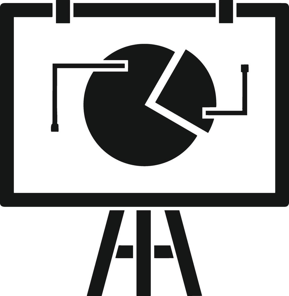 Chart icon symbol image for data statistic analysis illustration vector