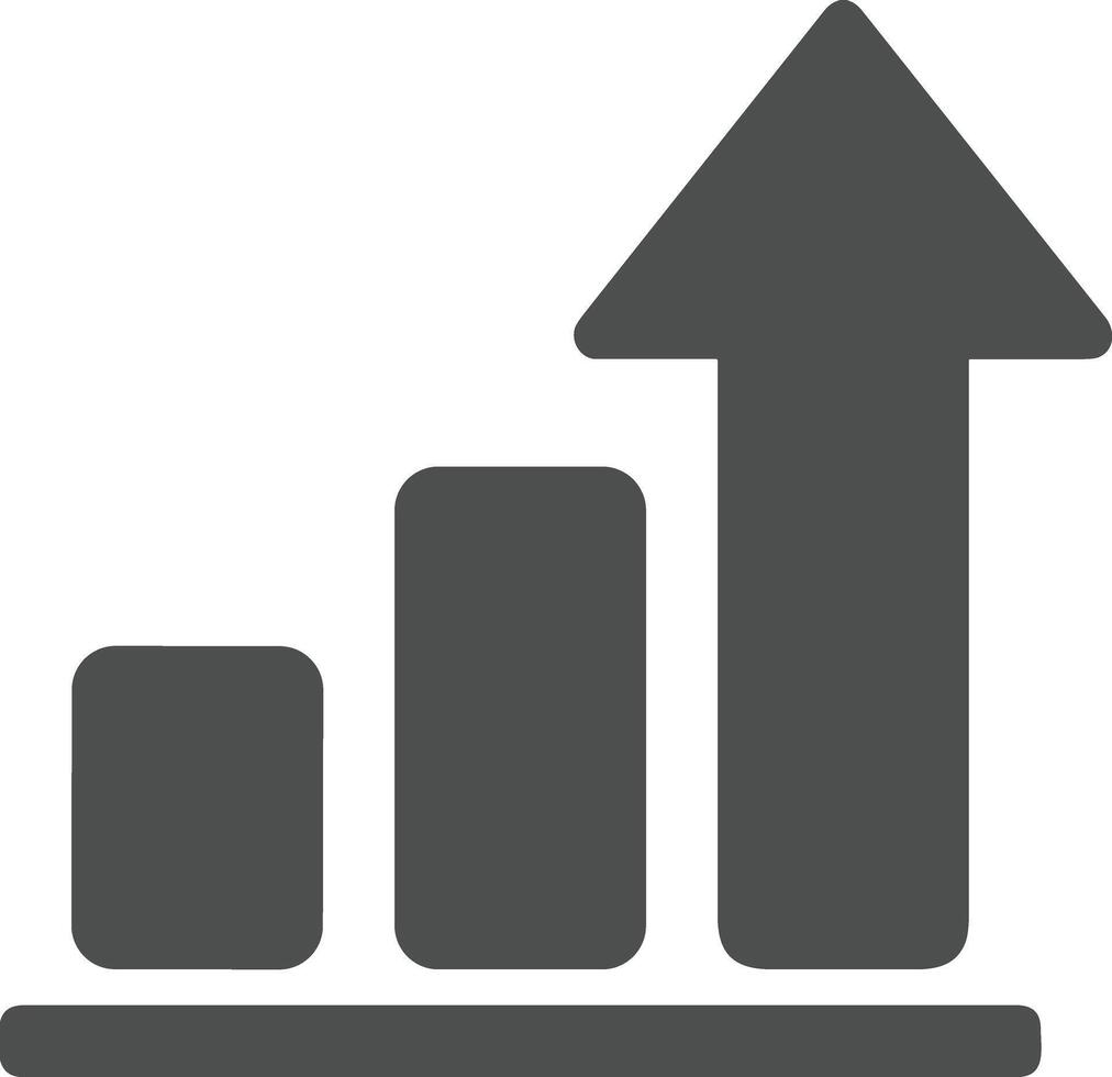 Chart icon symbol image for data statistic analysis illustration vector