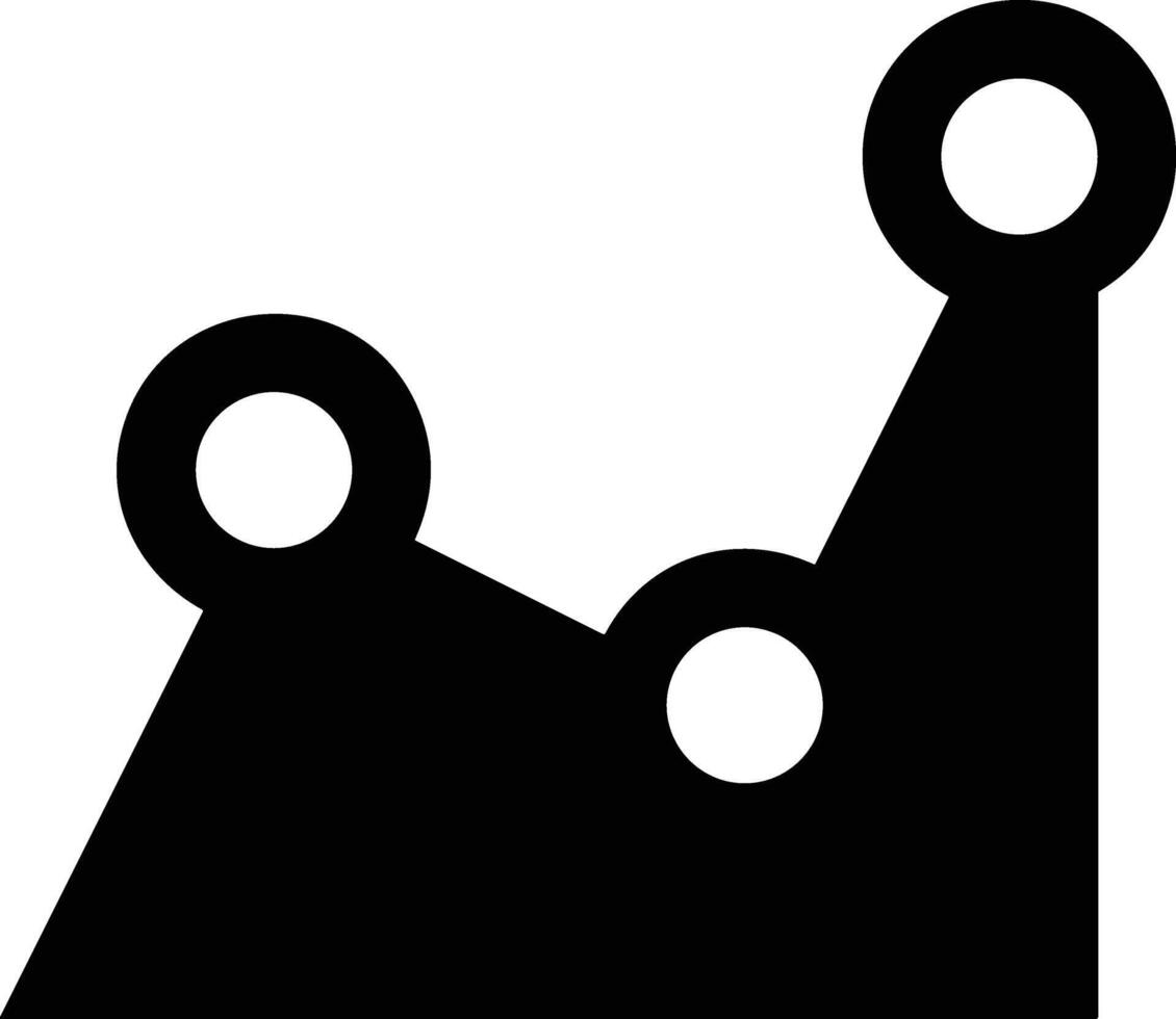 Chart icon symbol image for data statistic analysis illustration vector