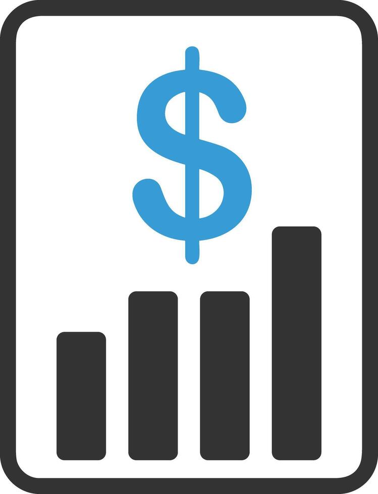 Chart icon symbol image for data statistic analysis illustration vector