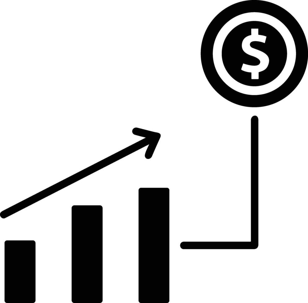 Chart icon symbol image for data statistic analysis illustration vector