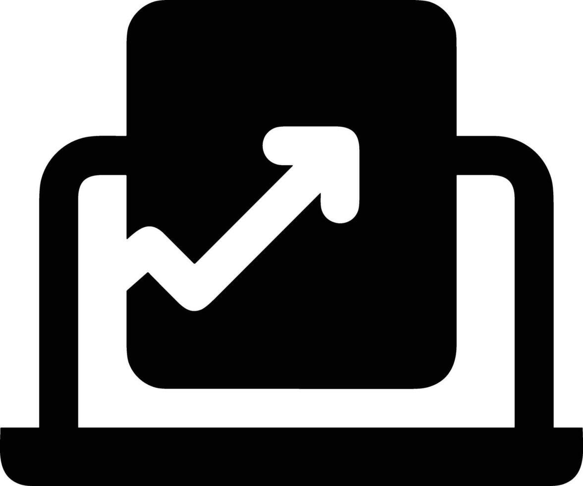 Chart icon symbol image for data statistic analysis illustration vector