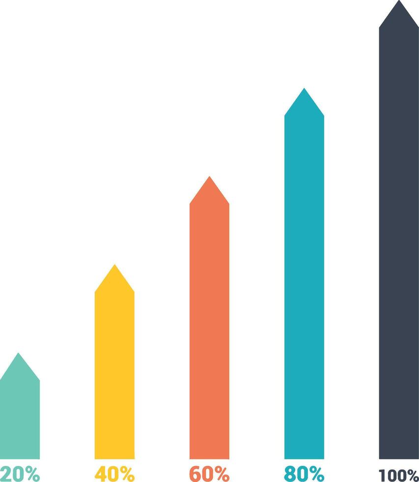 Chart icon symbol image for data statistic analysis illustration vector