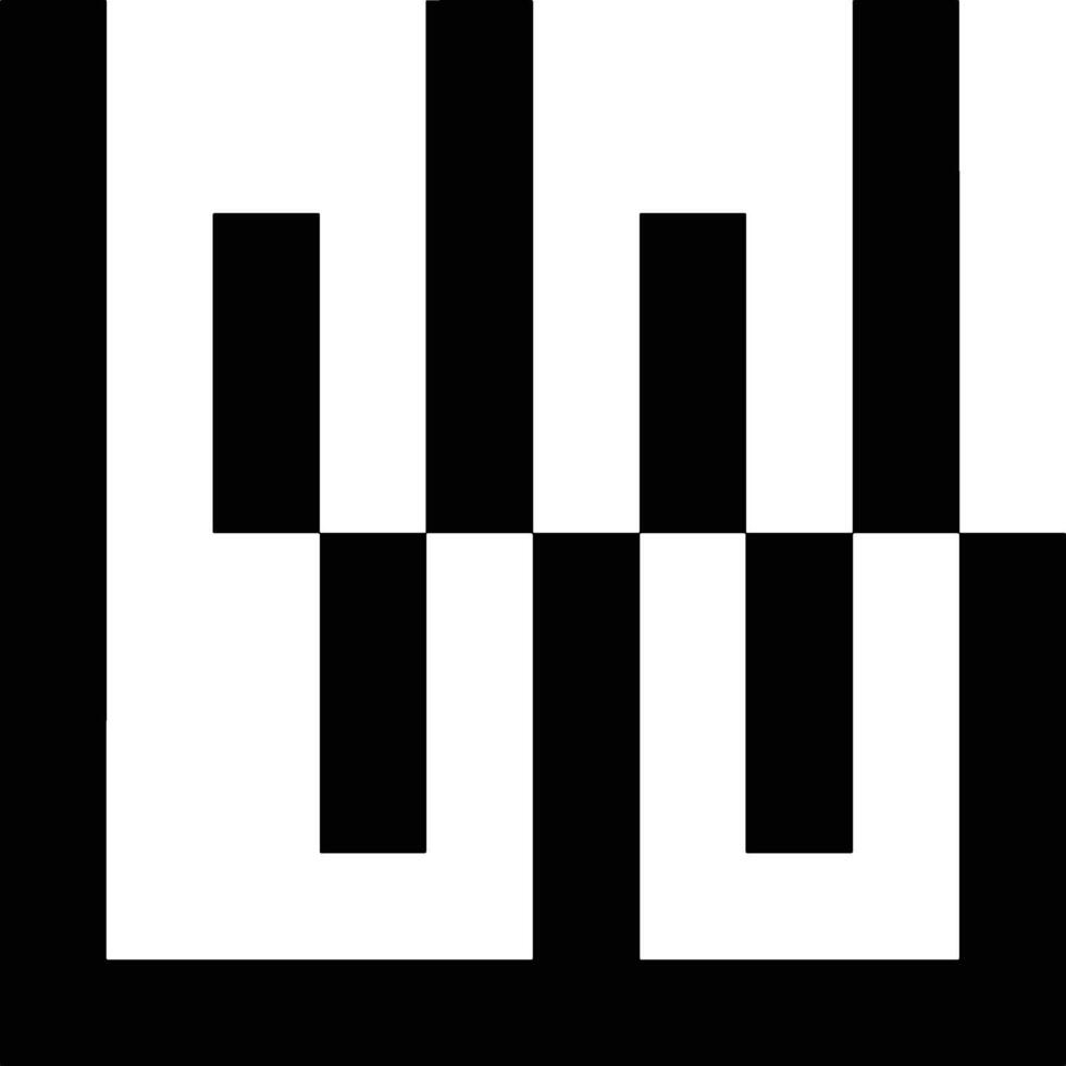 Chart icon symbol image for data statistic analysis illustration vector