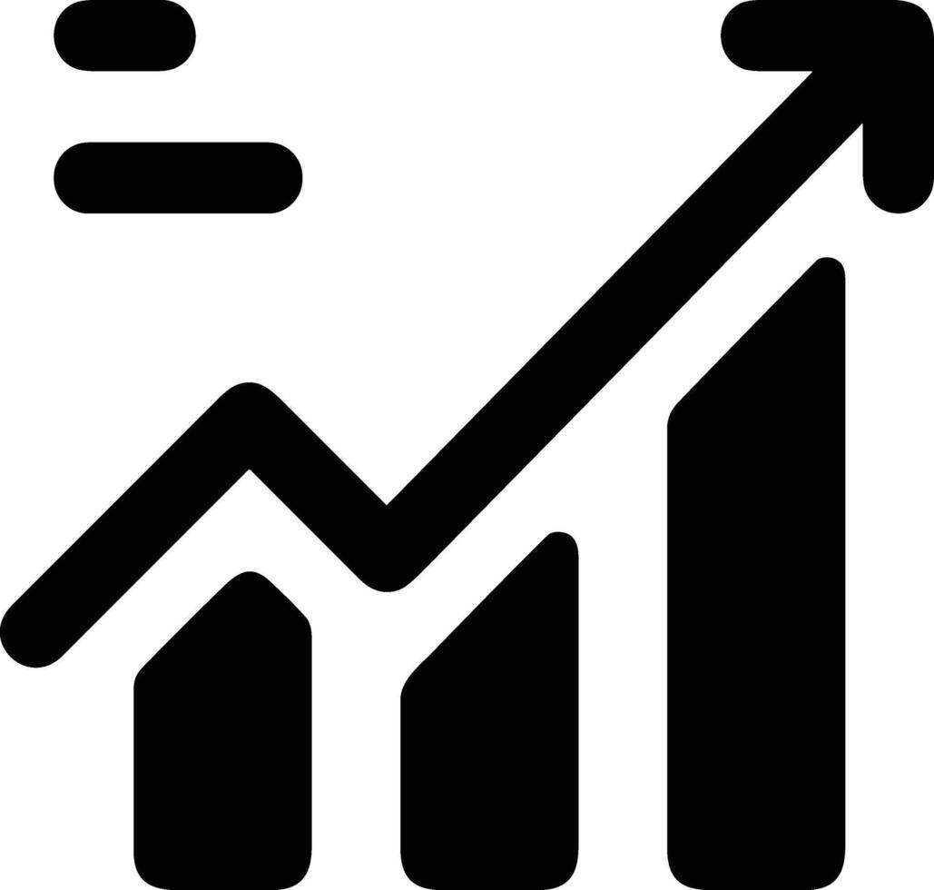 Chart icon symbol image for data statistic analysis illustration vector