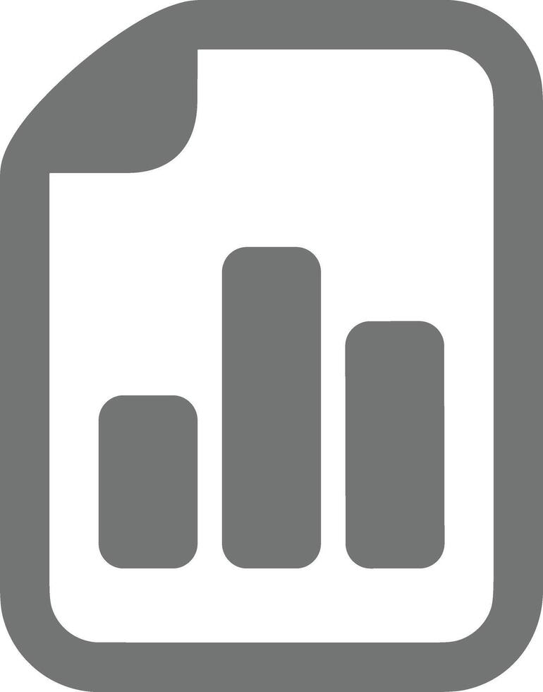 Chart icon symbol image for data statistic analysis illustration vector