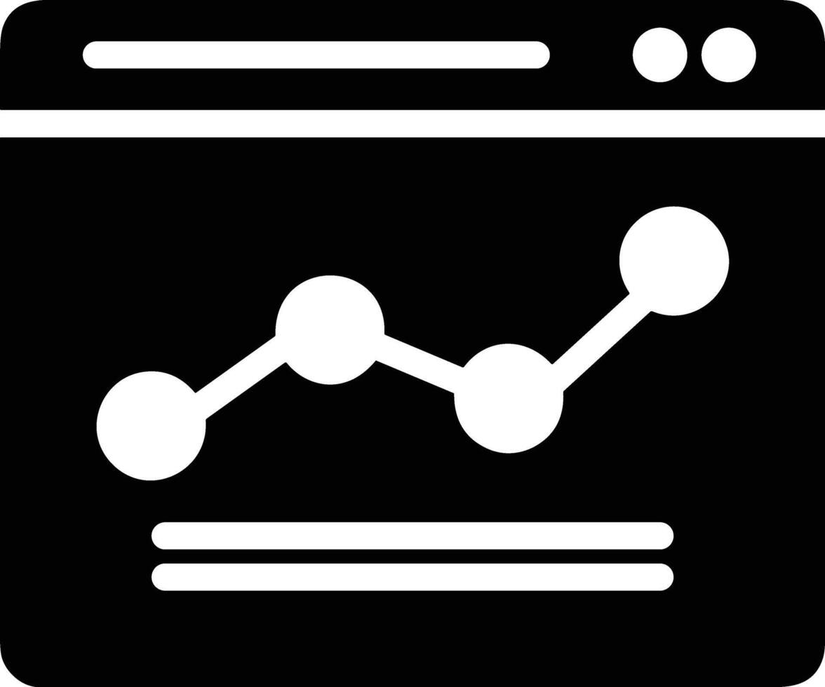 Chart icon symbol image for data statistic analysis illustration vector