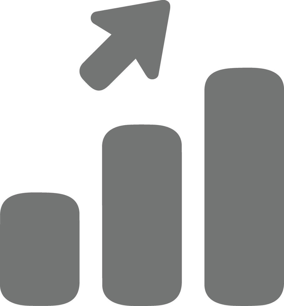 Chart icon symbol image for data statistic analysis illustration vector