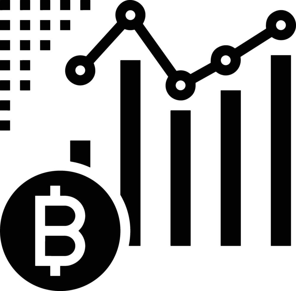 Chart icon symbol image for data statistic analysis illustration vector