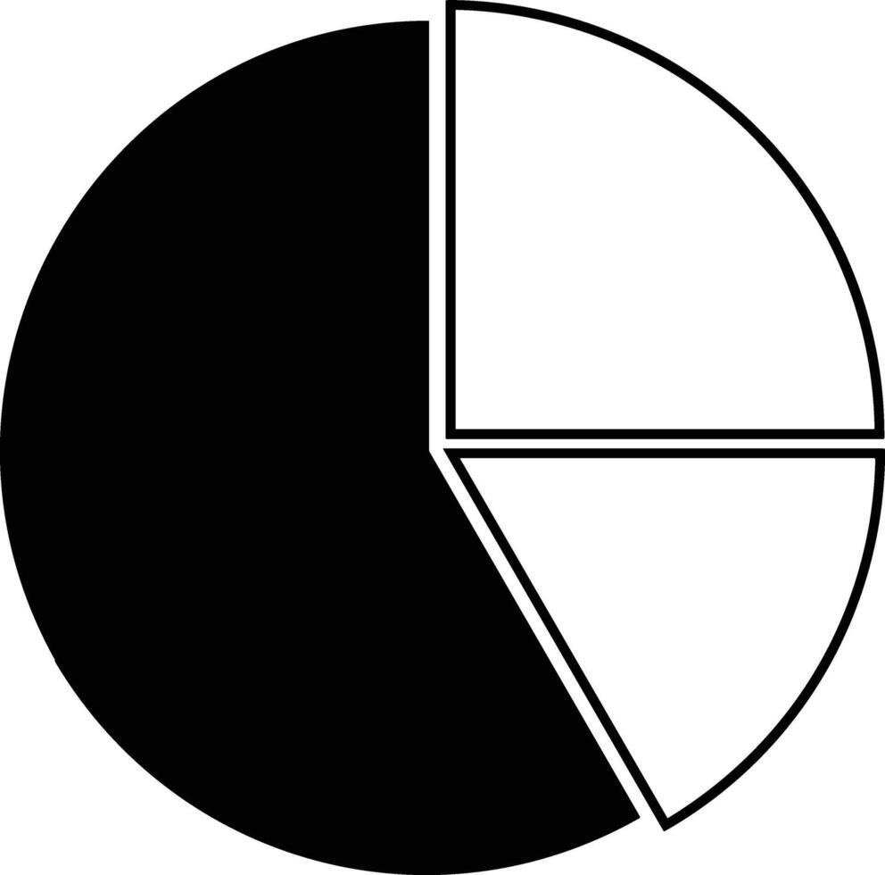 Chart icon symbol image for data statistic analysis illustration vector