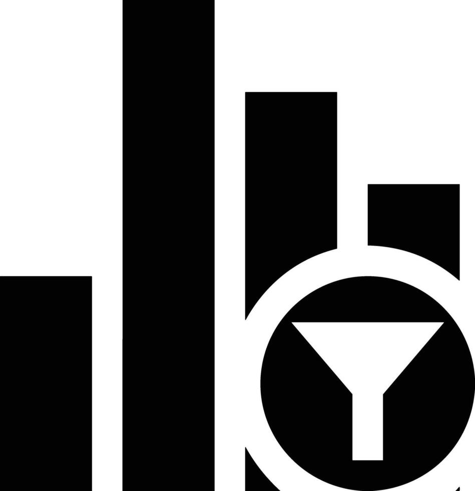 Chart icon symbol image for data statistic analysis illustration vector