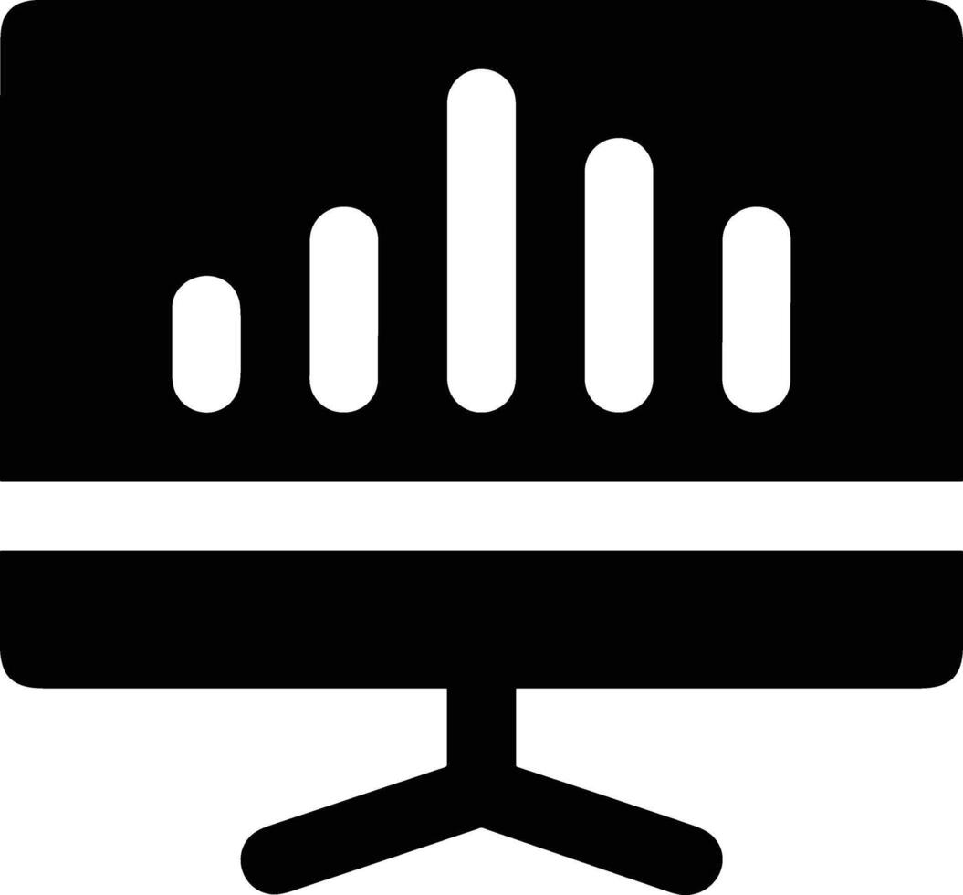 Chart icon symbol image for data statistic analysis illustration vector