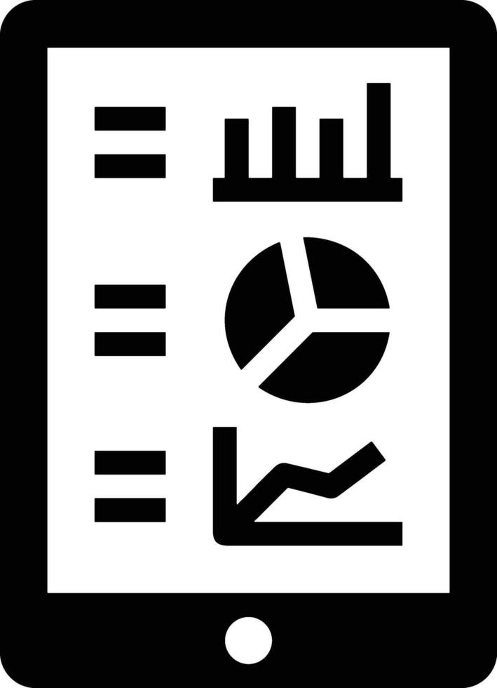 Chart icon symbol image for data statistic analysis illustration vector