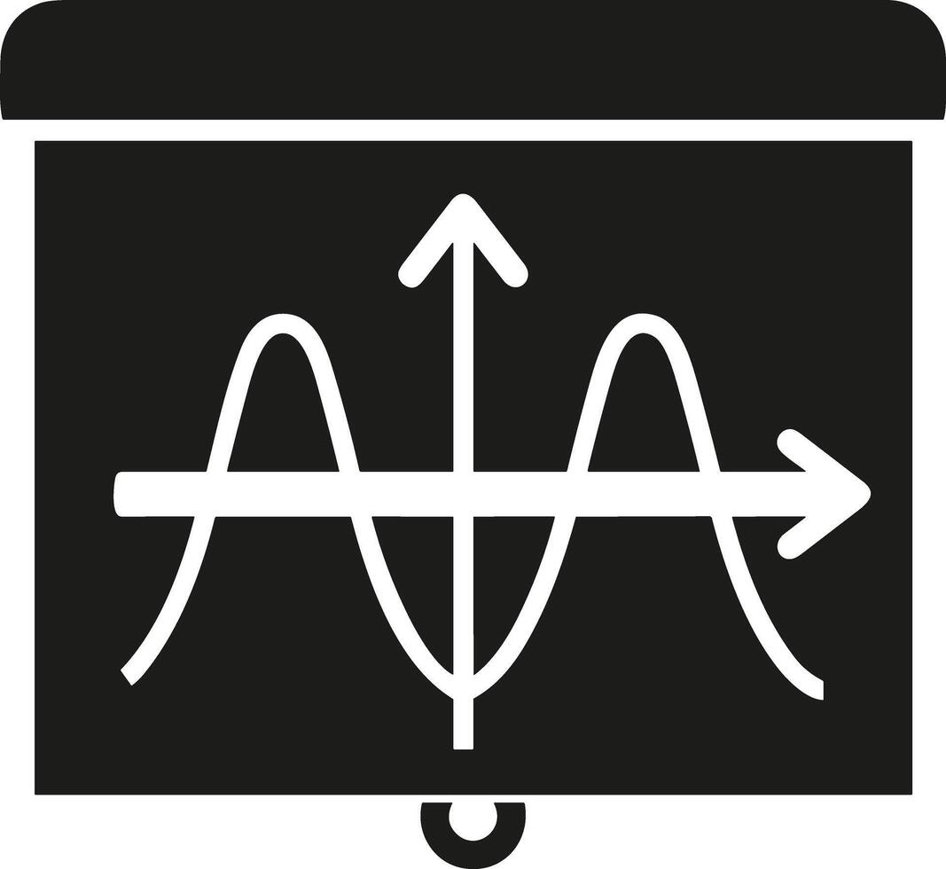 Chart icon symbol image for data statistic analysis illustration vector