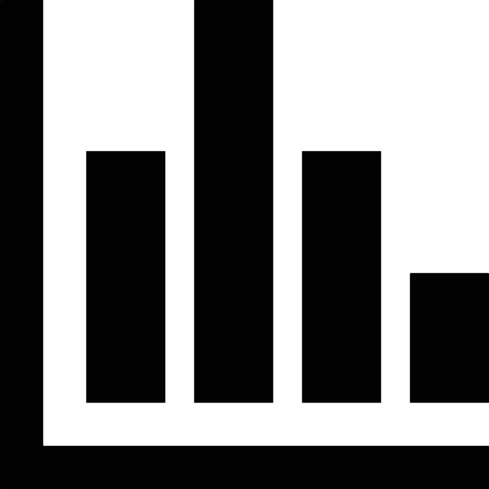 Chart icon symbol image for data statistic analysis illustration vector