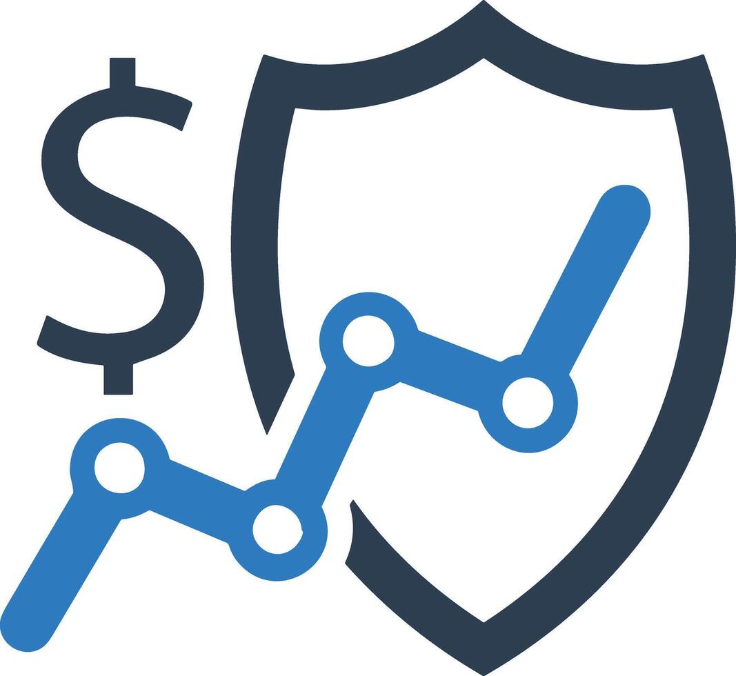 Chart icon symbol image for data statistic analysis illustration vector