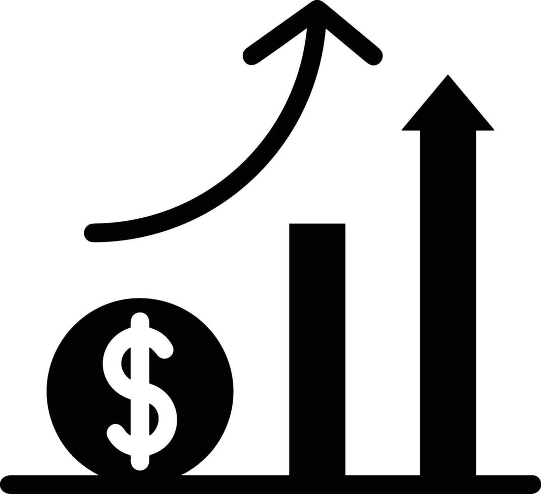Chart icon symbol image for data statistic analysis illustration vector