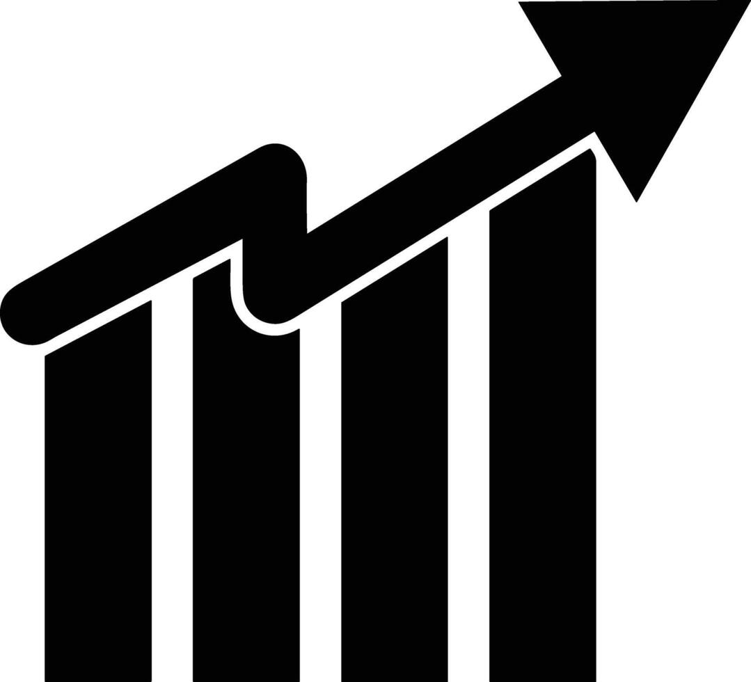 Chart icon symbol image for data statistic analysis illustration vector
