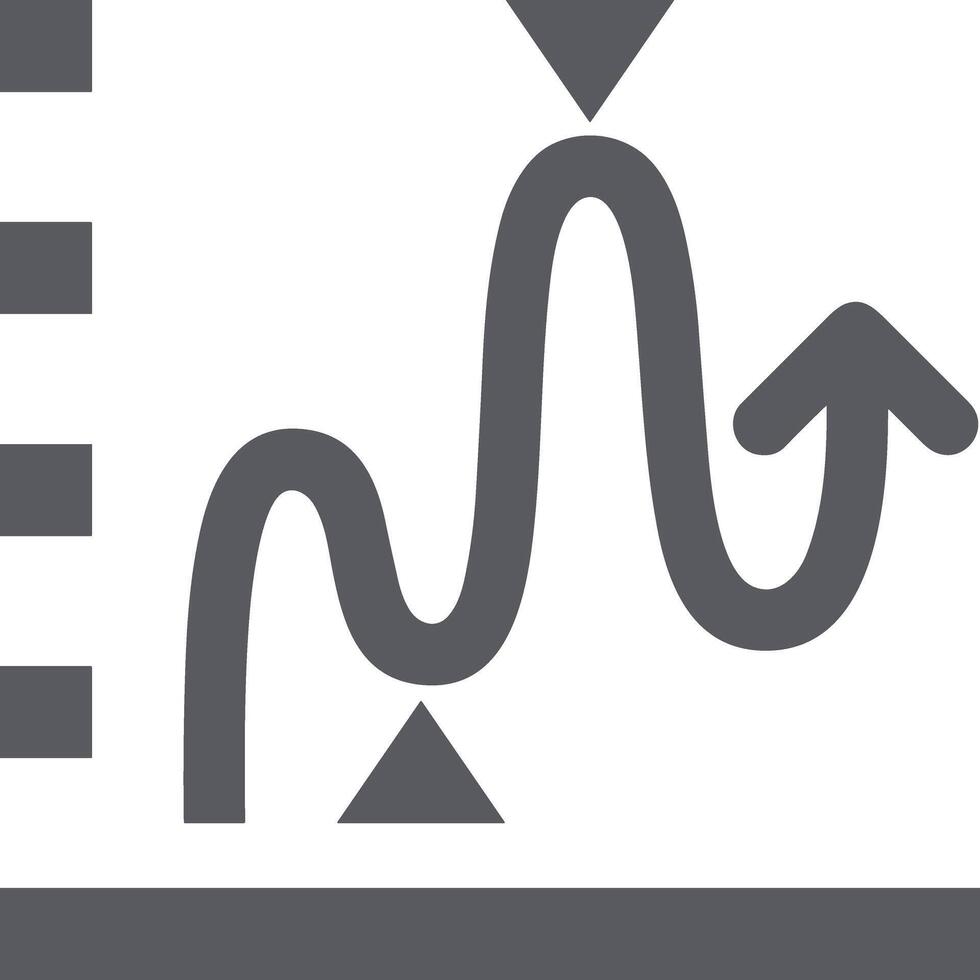 Chart icon symbol image for data statistic analysis illustration vector