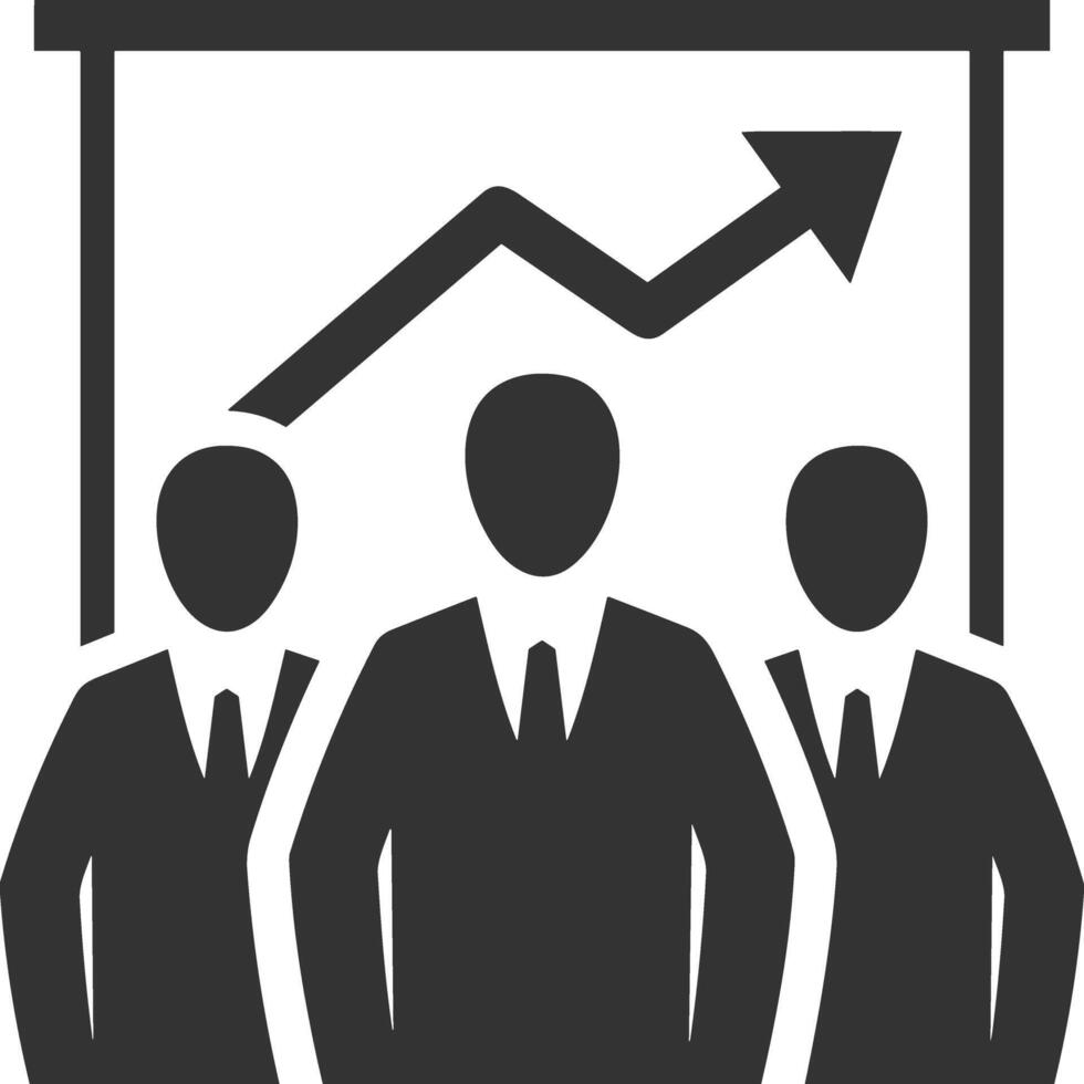 Chart icon symbol image for data statistic analysis illustration vector