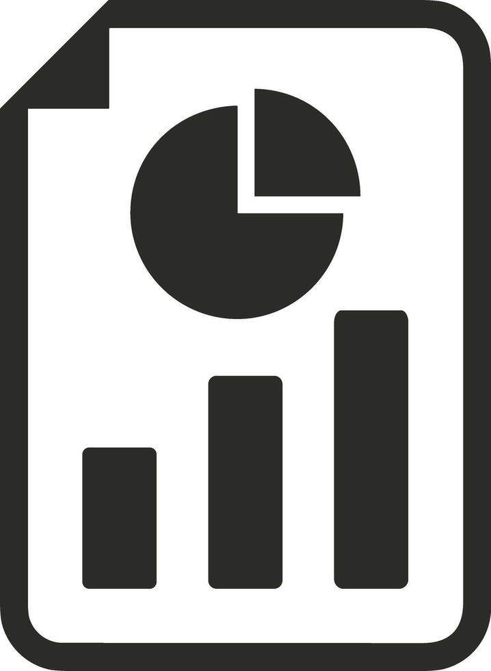 Chart icon symbol image for data statistic analysis illustration vector